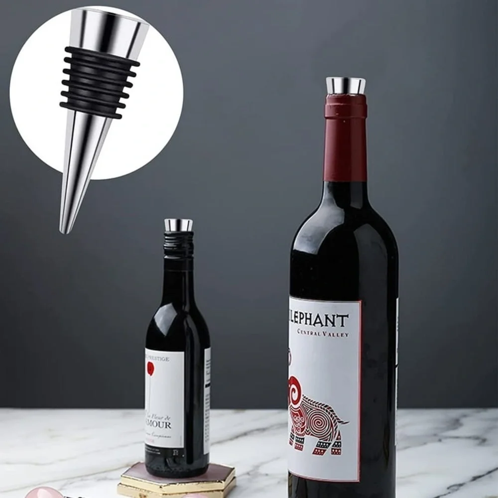 Stainless Steel Wine Bottle Stopper Cork